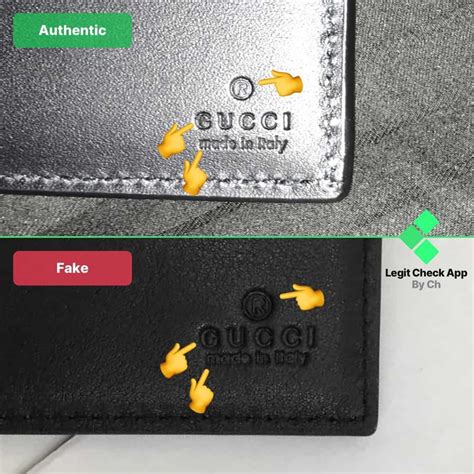 how to spot a fake gucci mens wallet|how to authenticate gucci wallet.